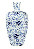 Alice Modern Chinese Blue and White Bottle Delft Vase